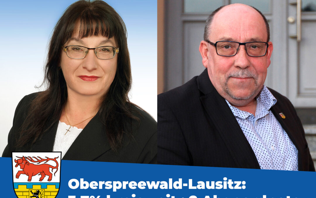 Wahlerfolg BVB / FREIE WÄHLER im Landkreis Oberspreewald-Lausitz: 3,7% kreisweit