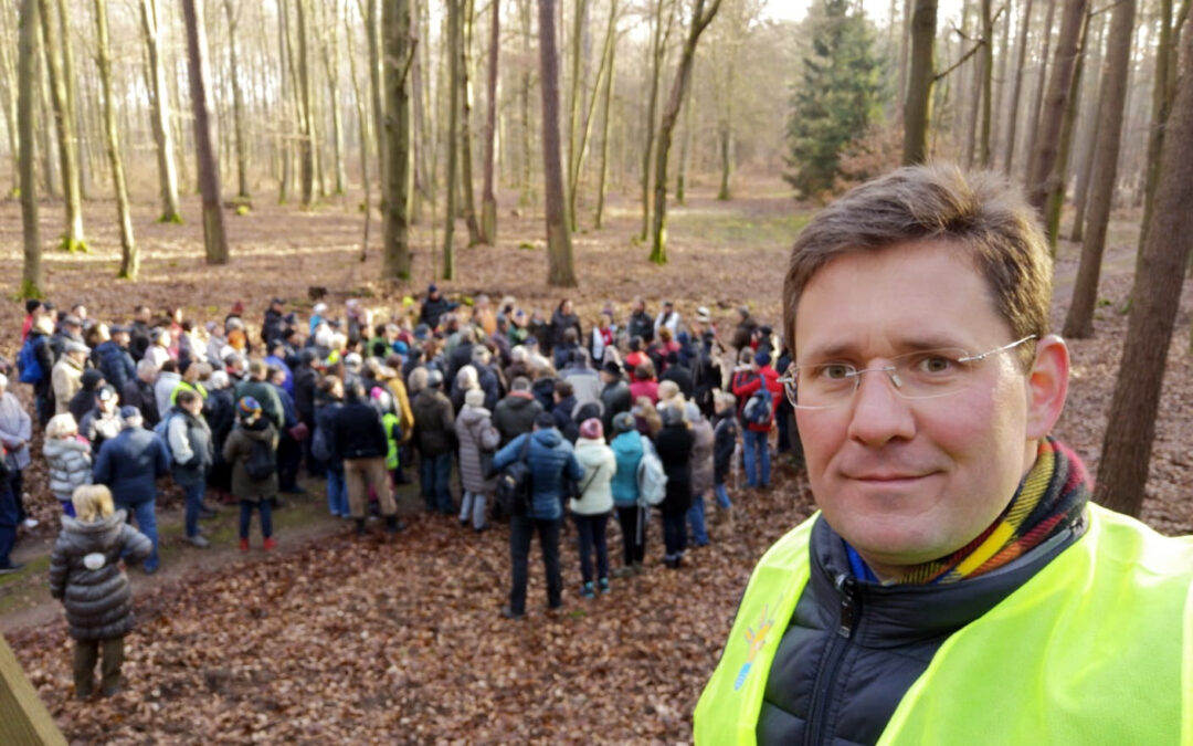 Neujahrswanderung im Liepnitzwald Wandlitz